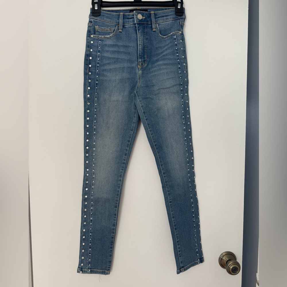 Sanctuary Blue Skinny Jeans with studded  Details